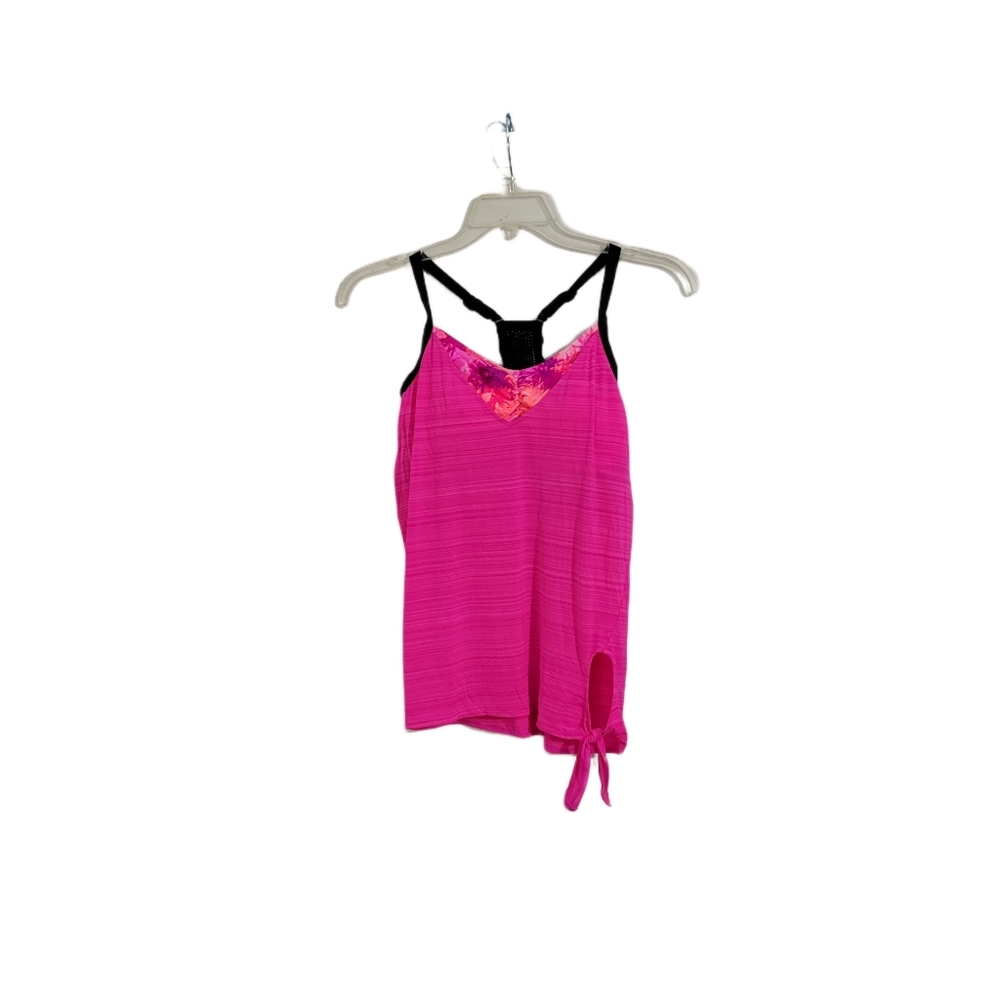 NWT Zeroxposur Women's Size S Racerback Swim/Athletic Top Adj. straps Fuchsia